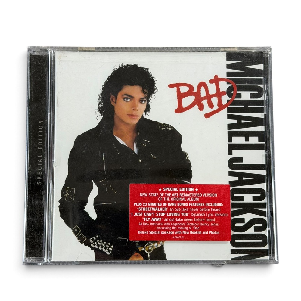 Michael Jackson Bad Special Edition CD Remastered Bonus Tracks EK 66072 Sealed